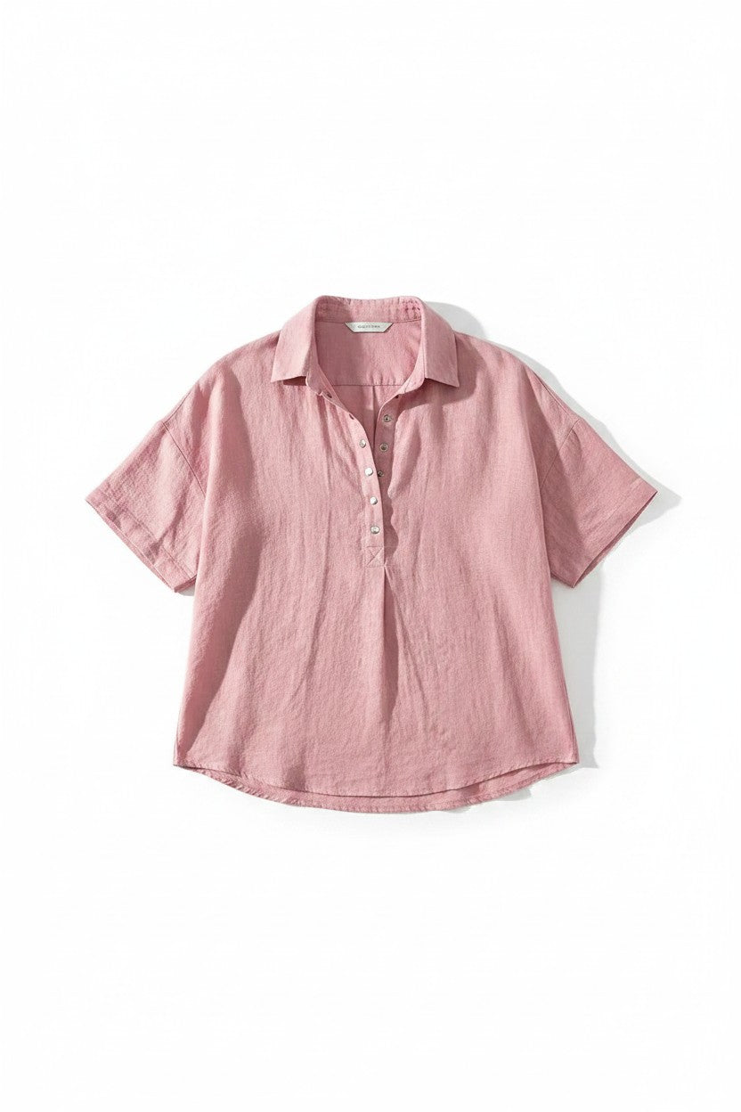 Blouse Col chemise Amondar, photo à plat
