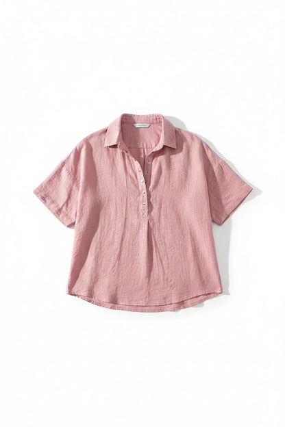 Blouse Col chemise Amondar, photo à plat