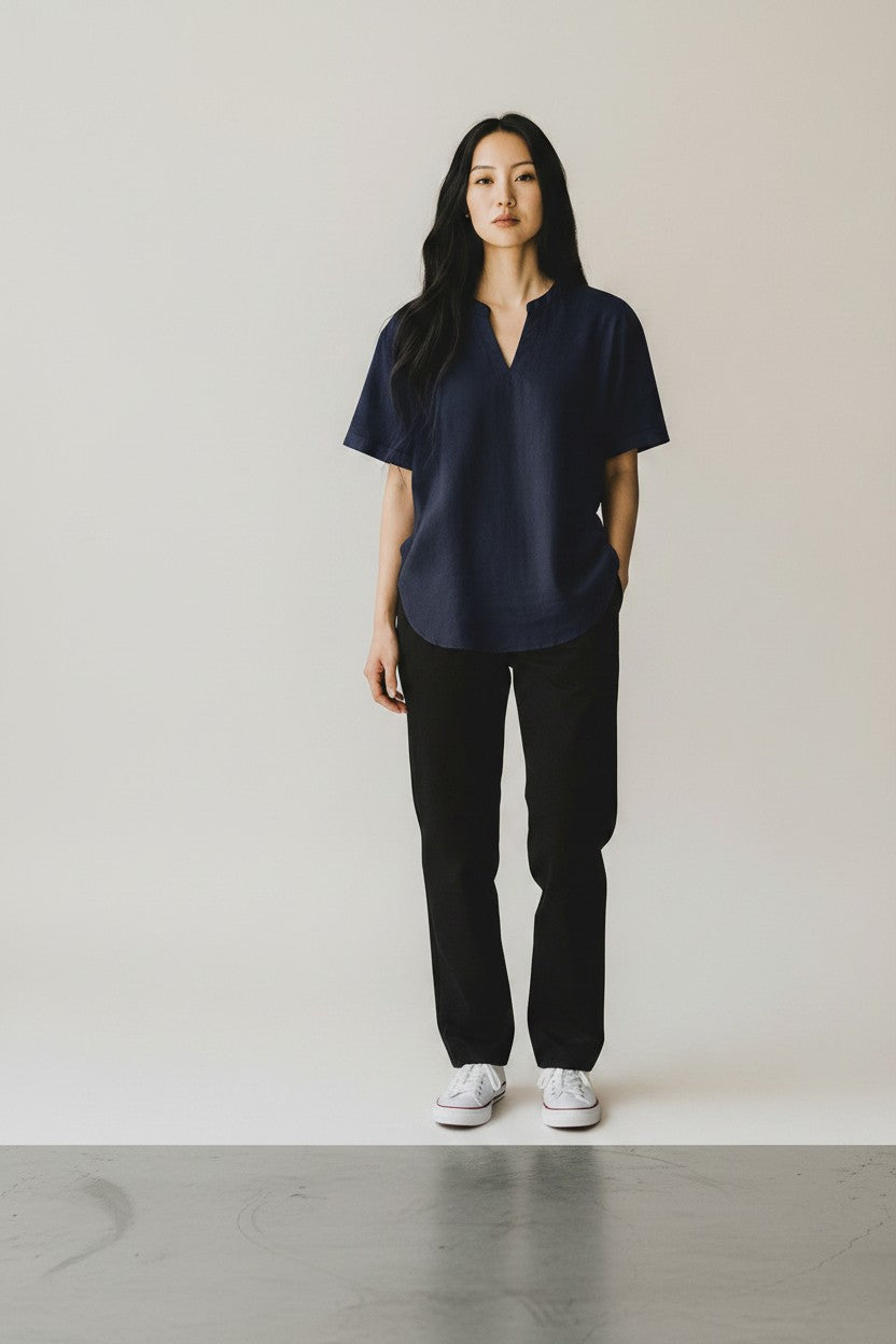Blouse Col V